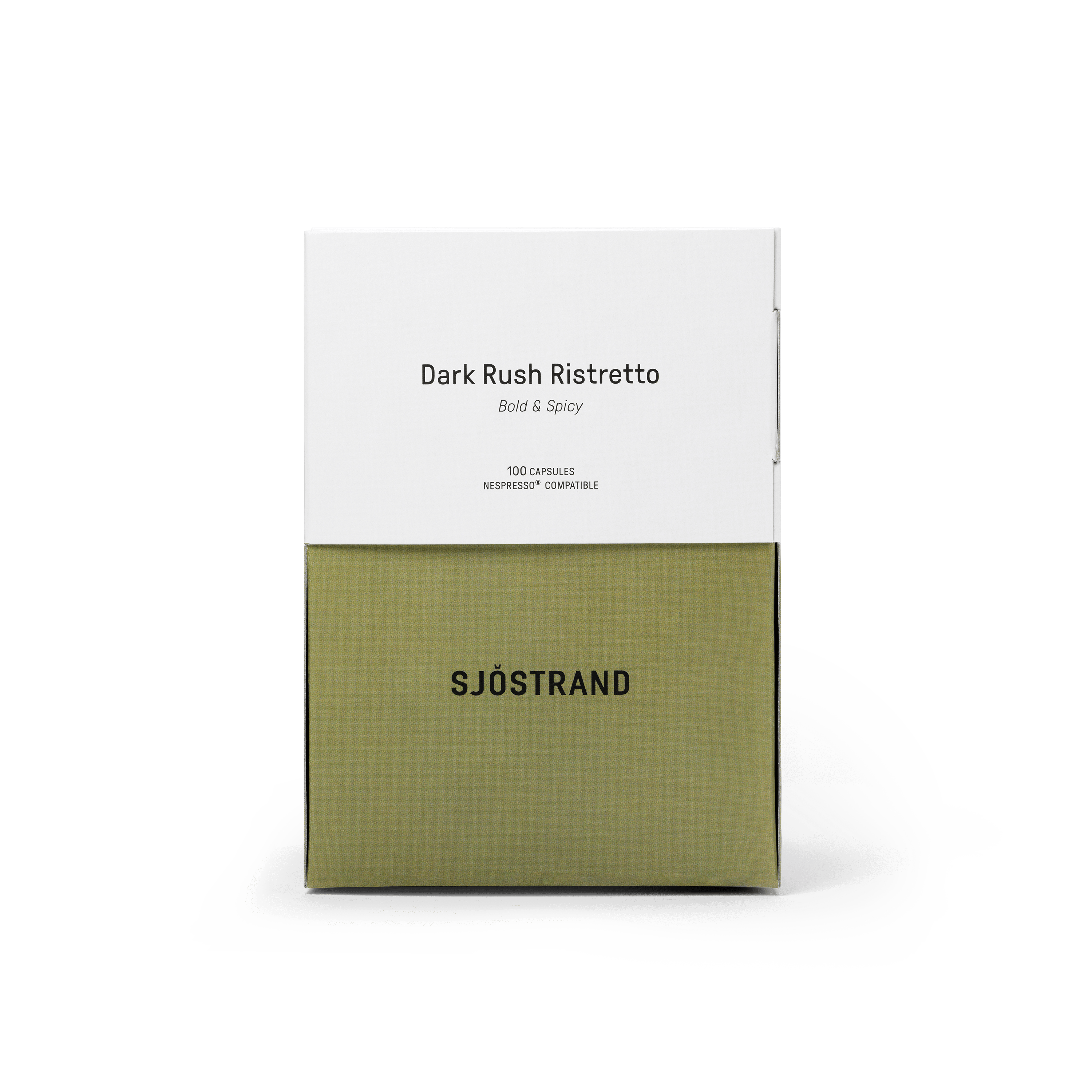 Dark Rush Ristretto B2B coffee capsules compatible with Nespresso® Original machines - by Sjöstrand image