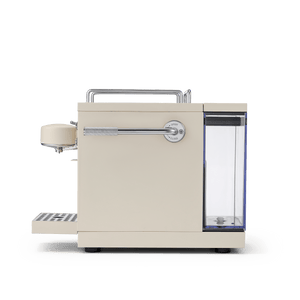 Side view of The Original 2.0 Beige capsule coffee machine