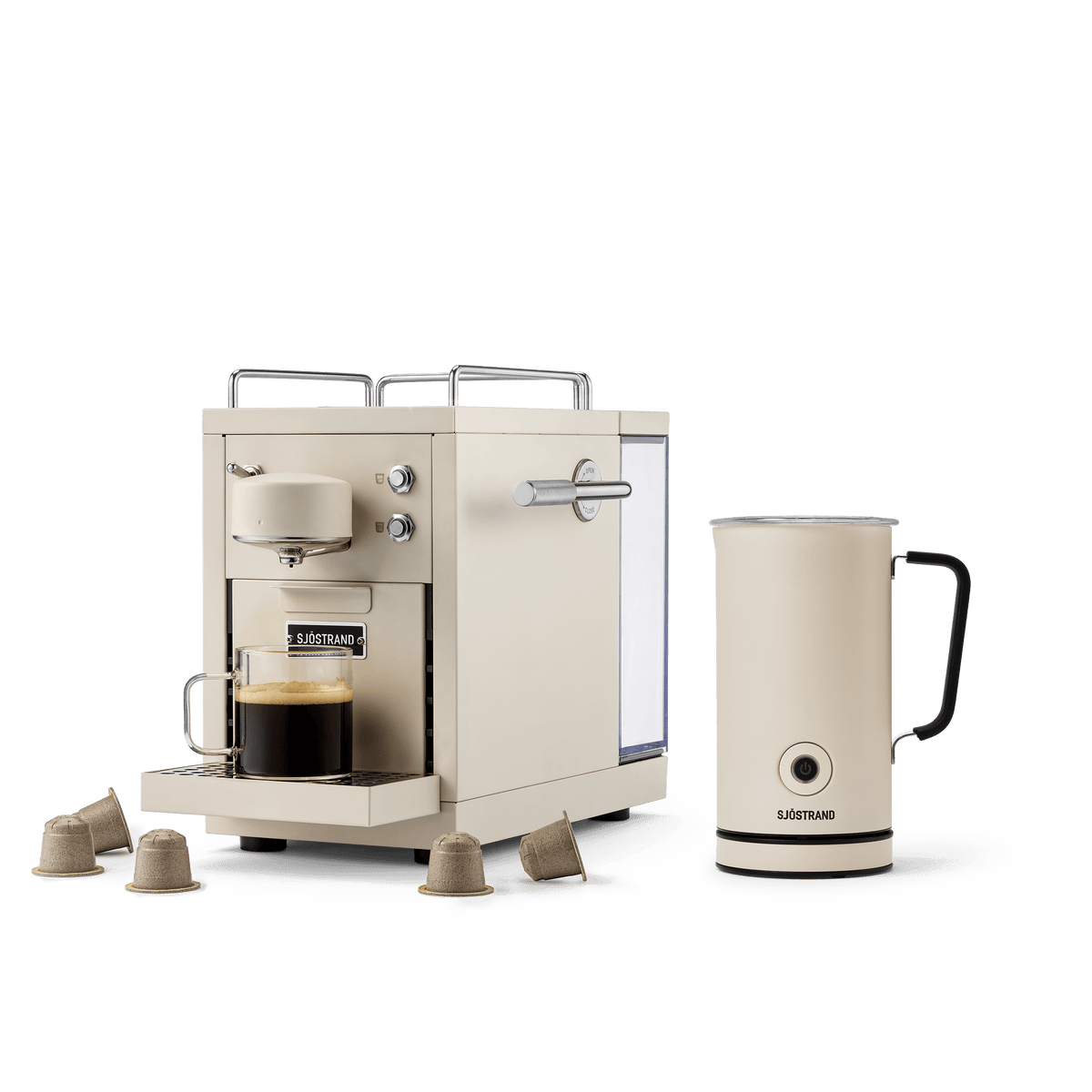 Original 2.0 & Milk Frother | Beige | Sjöstrand