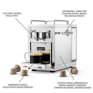 The Original 2.0 Steel coffee machine